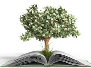 money tree in a book