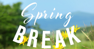 spring break banner